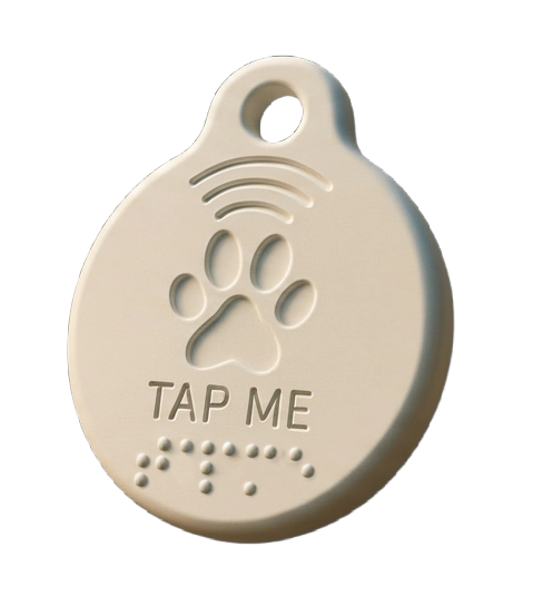 MedInfo smart pet tag ready to scan